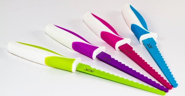 KiddiKutter Kids Safety Knives available from Kids Cook