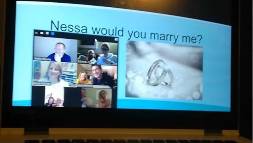 Irishman Uses A Zoom Quiz To Propose To His Girlfriend