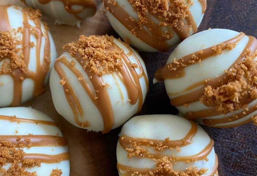Three Ingredient Biscoff Truffles Three Ingredient Biscoff Truffles