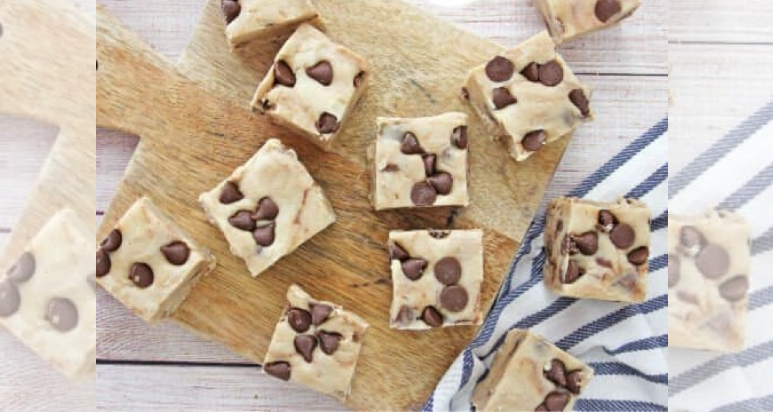 Delicious NoBake Cookie Dough Fudge Familyfriendlyhq.ie